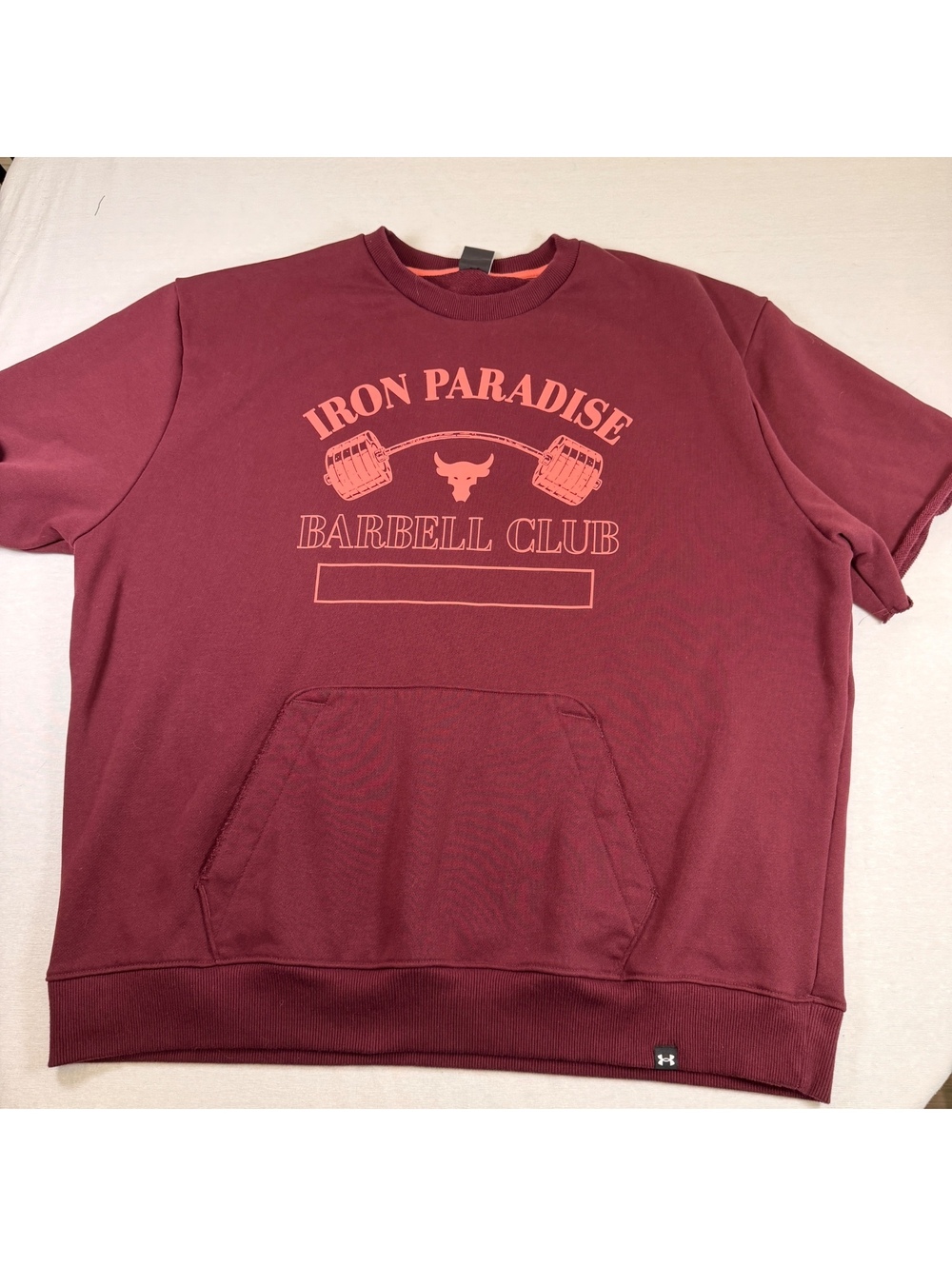 Under Armour Rock Iron Paradise Short Sleeve Sweatshirt XXL
